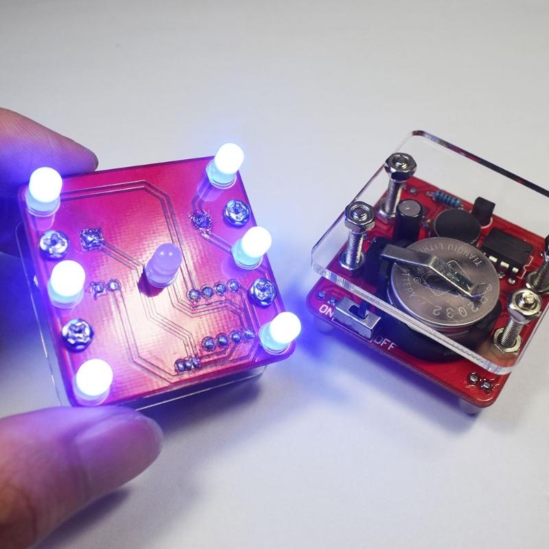 Best Diy Electronics Kits - 스윙 쉐이킹 LED 주사위 키트, 소형