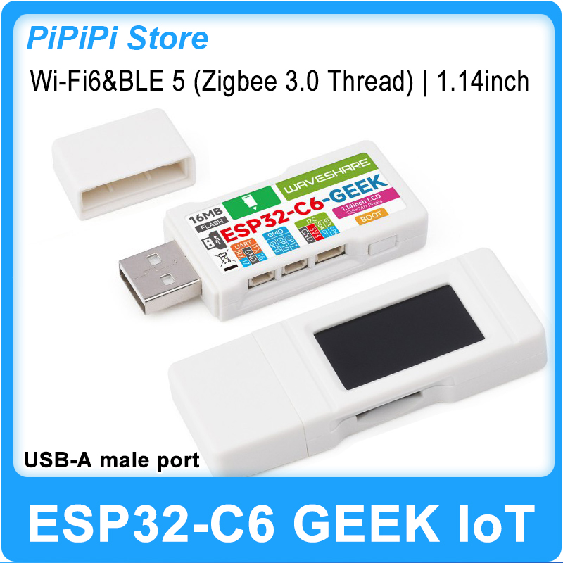 Diy For Electronics - ESP32-C6 GEEK 개발 보드 1.14인치 LCD