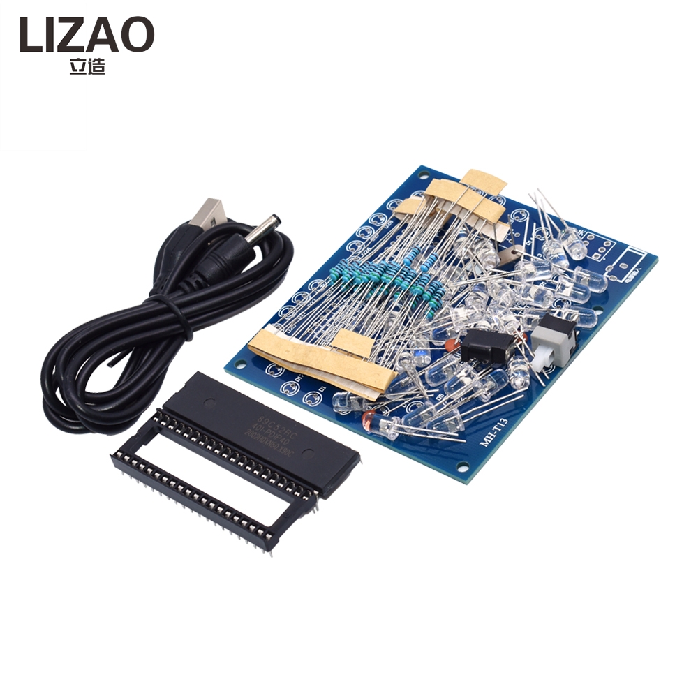 Diy Electronics Course - DIY 전자 키트 하트 모양 다채로운