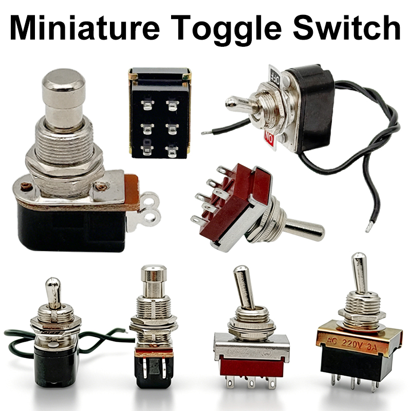 Diy Electric Guitar Electronics - SPST 토글 스위치 12mm 컷아웃 로커
