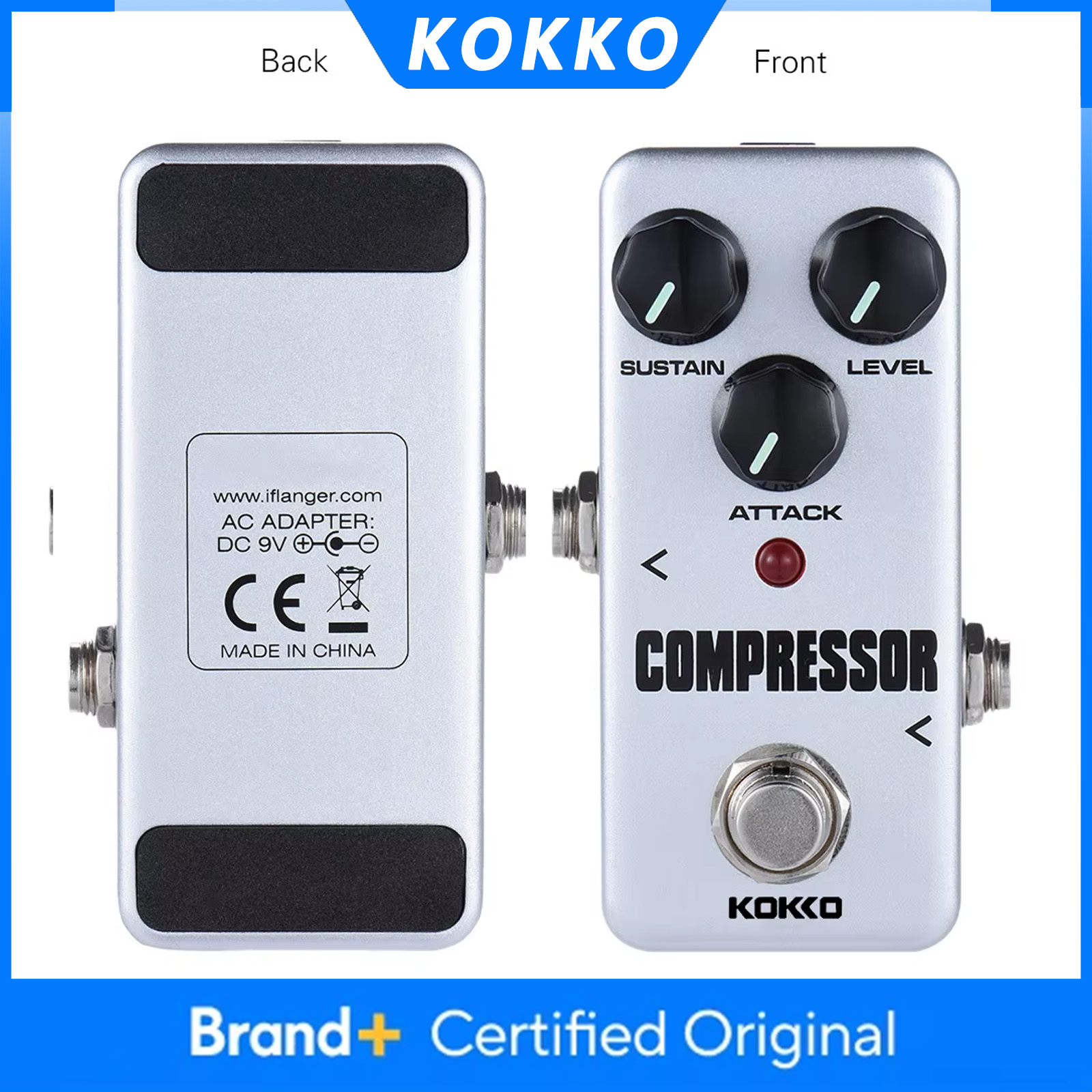 Diy Guitar Electronics - KOKKO FCP2 기타 이펙트 페달 컴프레서