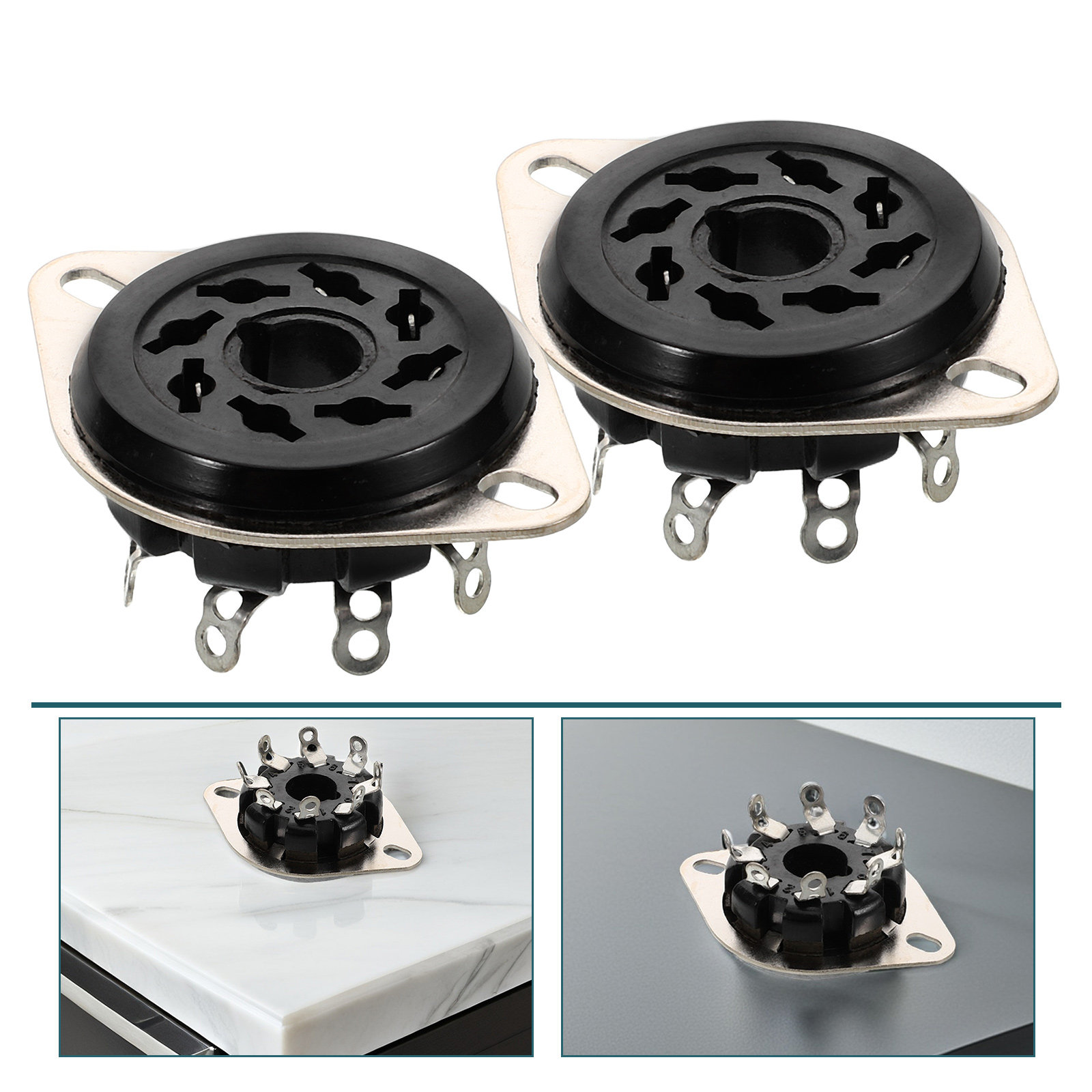 Diy Electronics Tpu - 5개 전자 튜브 소켓 베이클라이트 8핀