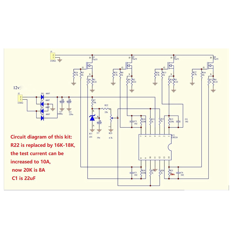 AC88-2X DIY 키트 150W 10A 배터리 용량 - Diy Electronic Load 리뷰 및 가격