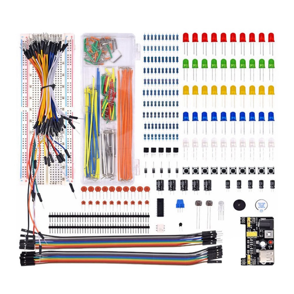 새로운 브레드보드 세트 전자 부품 스타터 DIY 키트  - Best Diy Electronics Kits 리뷰 및 가격