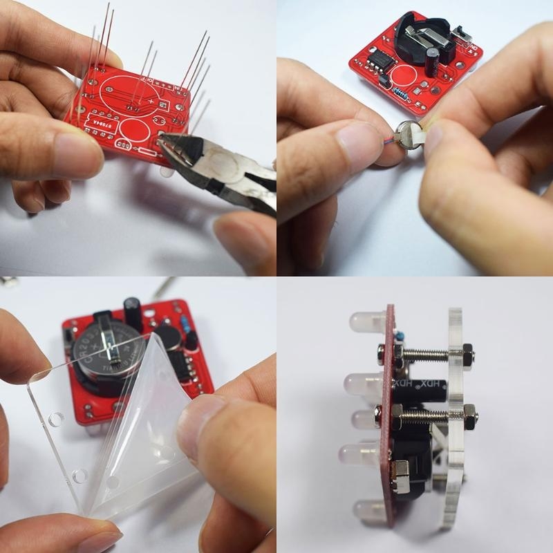 스윙 쉐이킹 LED 주사위 키트, 소형 진동 모터가 있 - Best Diy Electronics Kits 리뷰 및 가격
