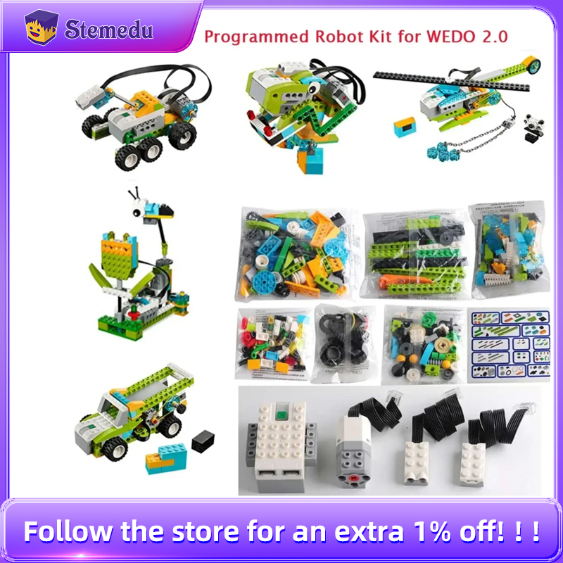 STEM We-do2.0 45300 코어 프로그래밍 키 - Diy Electronics Kids 리뷰 및 가격