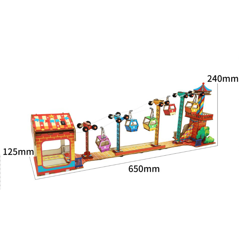 관광 케이블카 모델 어린이 과학 장난감 3D 퍼즐 ST - Diy Electronics Kids 리뷰 및 가격