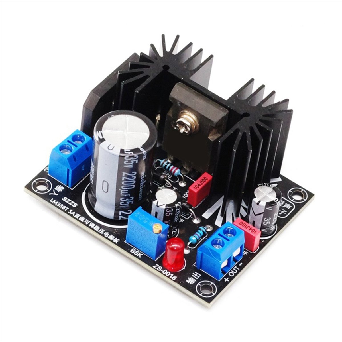 TCE 조정 가능한 선형 조정 전원 공급 장치 보드 L - Diy Electronics Filament 리뷰 및 가격