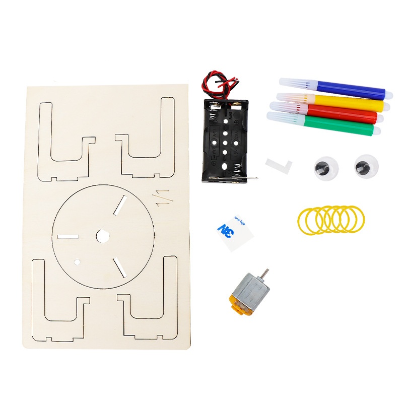 DIY 전기 진동 그래피티 로봇 STEM 과학 실험 장 - Diy Electronics Kids 리뷰 및 가격