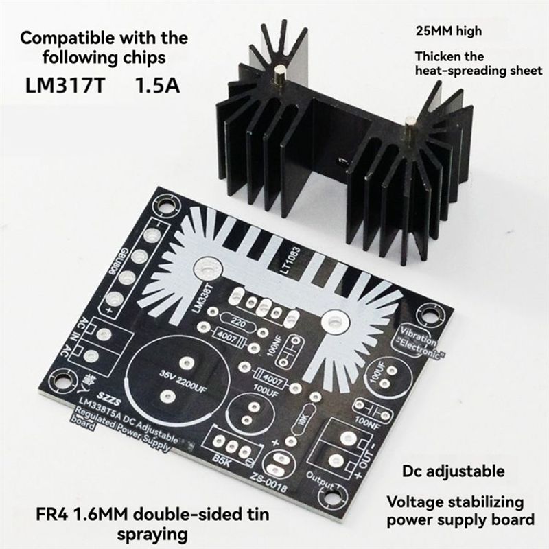 M52K-LM317 조절식 선형 정전압 전원 공급 보드 - Diy Electronics Filament 리뷰 및 가격