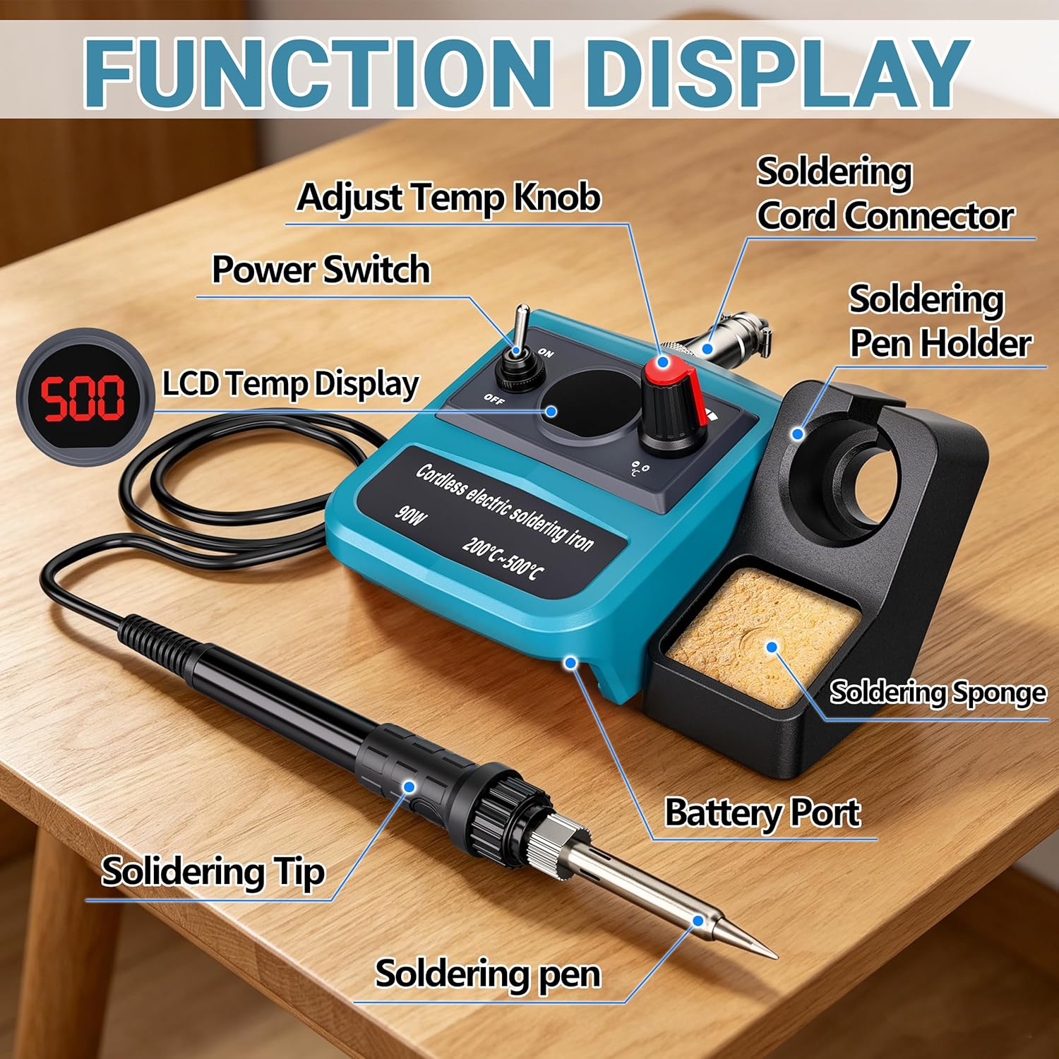 마키타 18V LXT 배터리용 90W LED 디지털 무 - Diy Elektronik 리뷰 및 가격