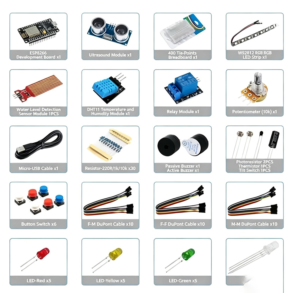 ESP8266 WiFi 개발 보드 스타터 키트 (아두이 - Arduino Uno Starter Kit 리뷰 및 가격