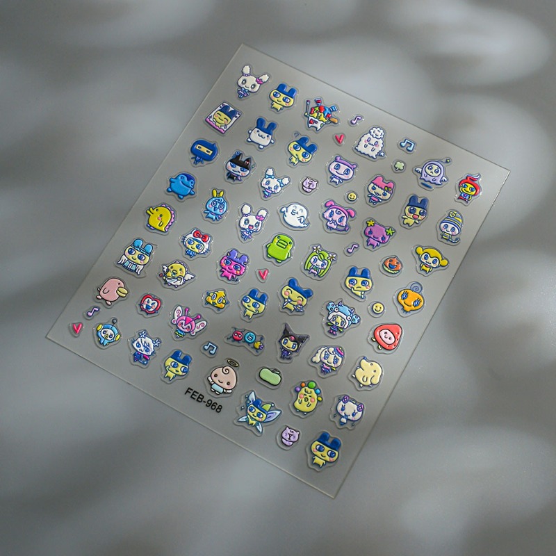 새로운 전자 애완동물 마마치 쿠키파치 3D 릴리프 네일 - Diy Elektronik 리뷰 및 가격
