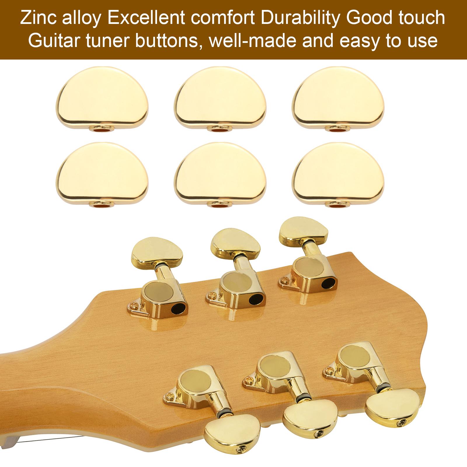 어쿠스틱 기타 튜닝 페그 버튼 골드 메탈 키 캡 교체  - Diy Guitar Electronics 리뷰 및 가격